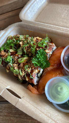 FLAMED BEEF TEMPURA ROLL